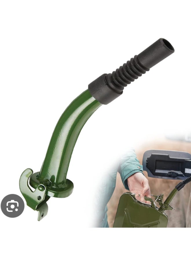 Fuel Canister Outlet Pipe Pourer for Metal Petrol Can Tank Nozzle Metal Nozzle Spout for 5/10/20 L Metal Canister - Image 1