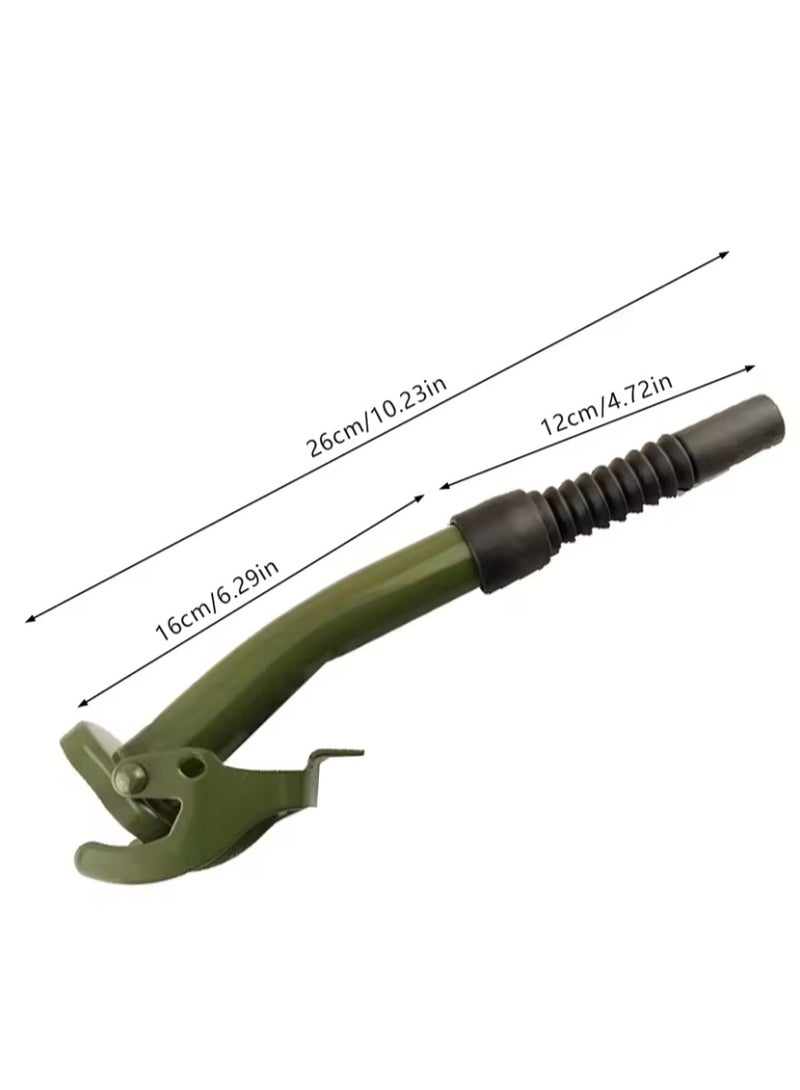 Fuel Canister Outlet Pipe Pourer for Metal Petrol Can Tank Nozzle Metal Nozzle Spout for 5/10/20 L Metal Canister - Image 2