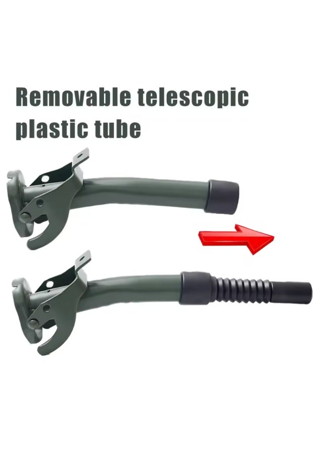 Fuel Canister Outlet Pipe Pourer for Metal Petrol Can Tank Nozzle Metal Nozzle Spout for 5/10/20 L Metal Canister - Image 5