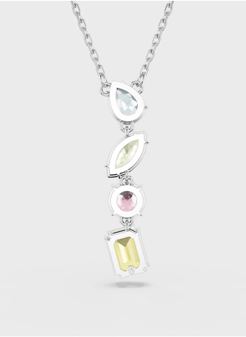 SWAROVSKI Gem Pendant Detail Long Necklace