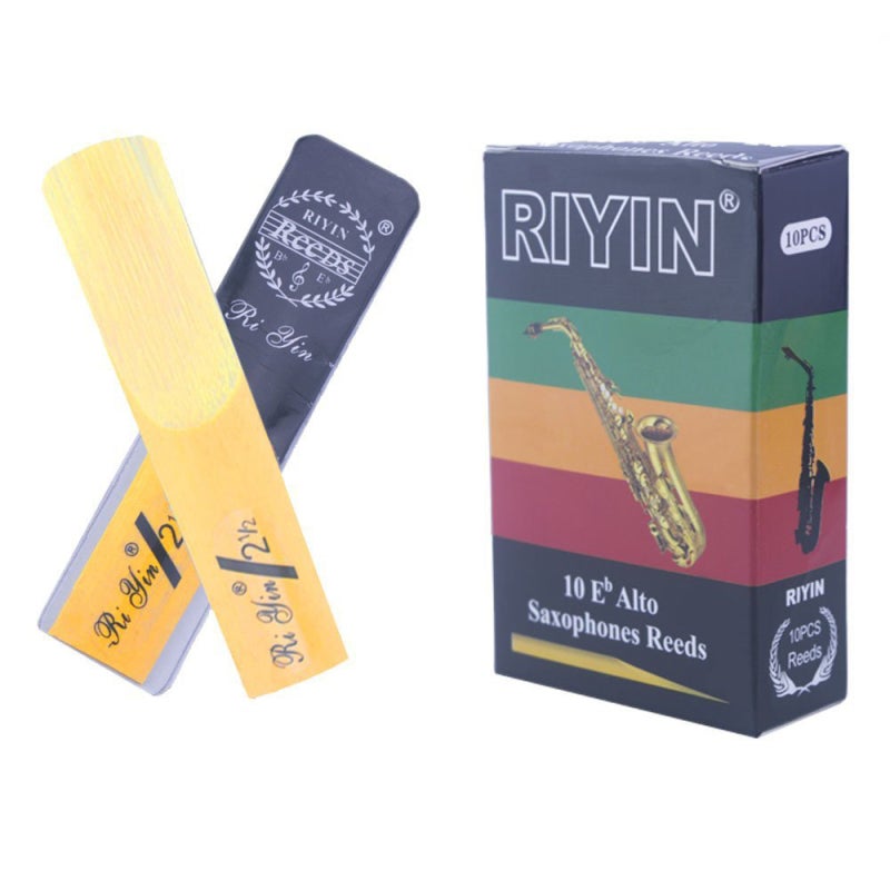Saxophone Reeds 10 Piece Pack Premium Material Hard Texture Design - Superior Durability Sound Enhancement Reeds for Alto High Pitch and Tenor Saxophone Players, Woodwind Music Performance - Image 3