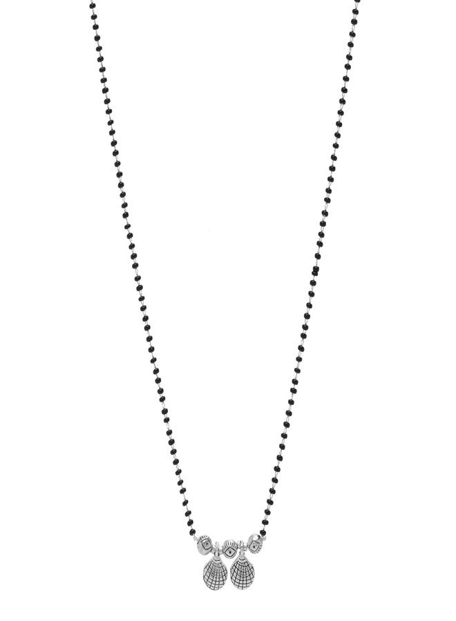 Heeva Creation Stylish Gold Plated Mangalsutra Necklace With Pendant Black Bead Chain For Woman And Girls,Pack Of 1,(Colour-Multi). - Image 1