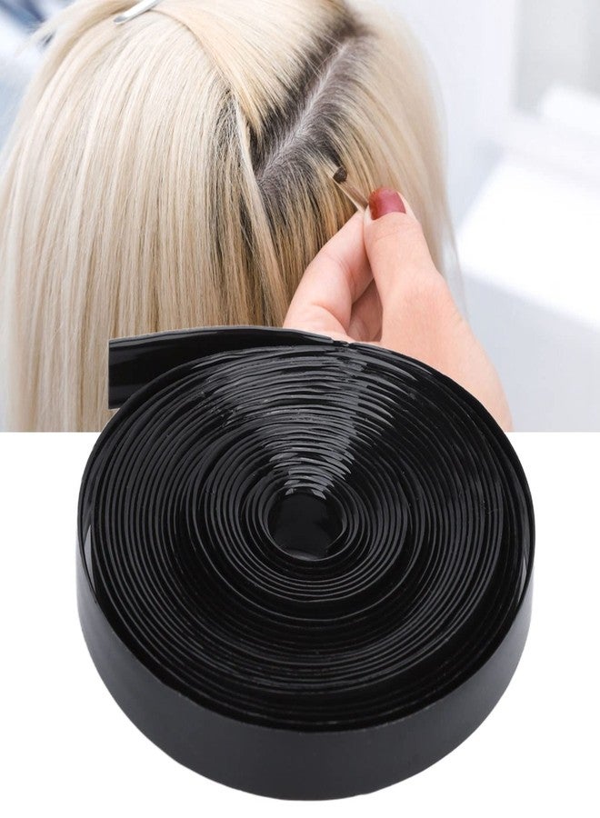 Zetiling 9mm Hair Extension Tape Roll, Tape for Hair Extensions, Hair Extension Glue Strong Adhesion &Lasting Black for Professional Salons & Home Use - Image 1