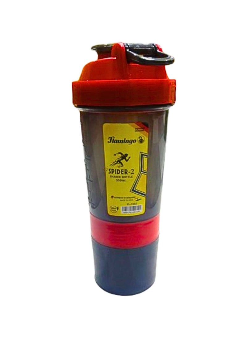 FLAMINGO SPIDER SHAKER BOTTLE 550ML - Image 1