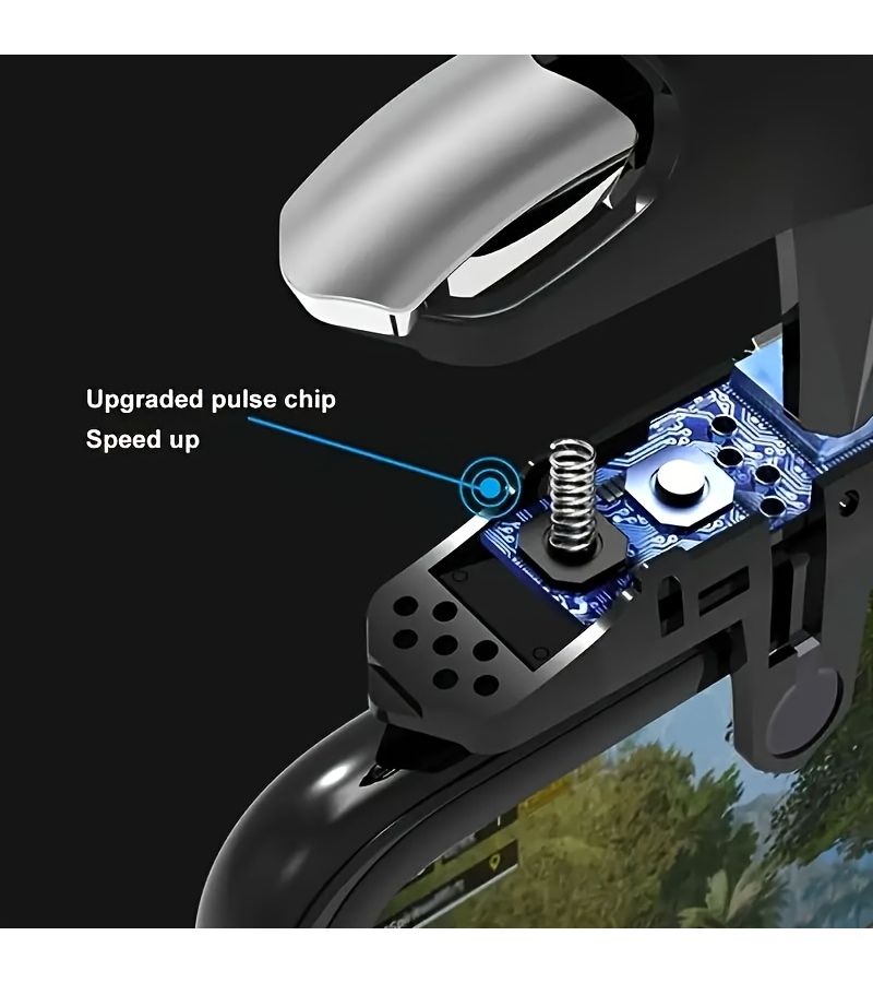 Black PUBG Mobile Game Telescopic Controller for Shooting Joystick Gaming - Image 5