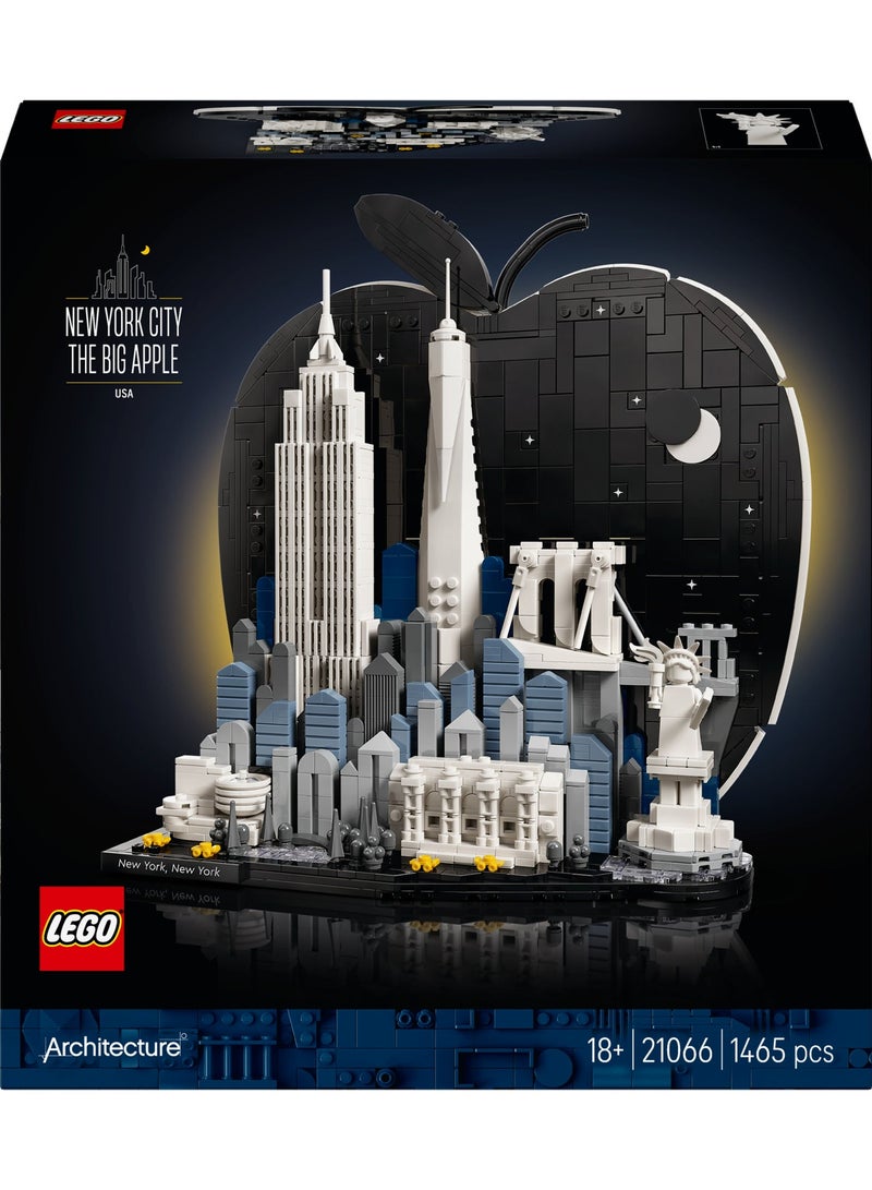 LEGO Architecture New York City – The Big Apple Model 21066 (Age 18+, 1465 Pieces) - Image 3