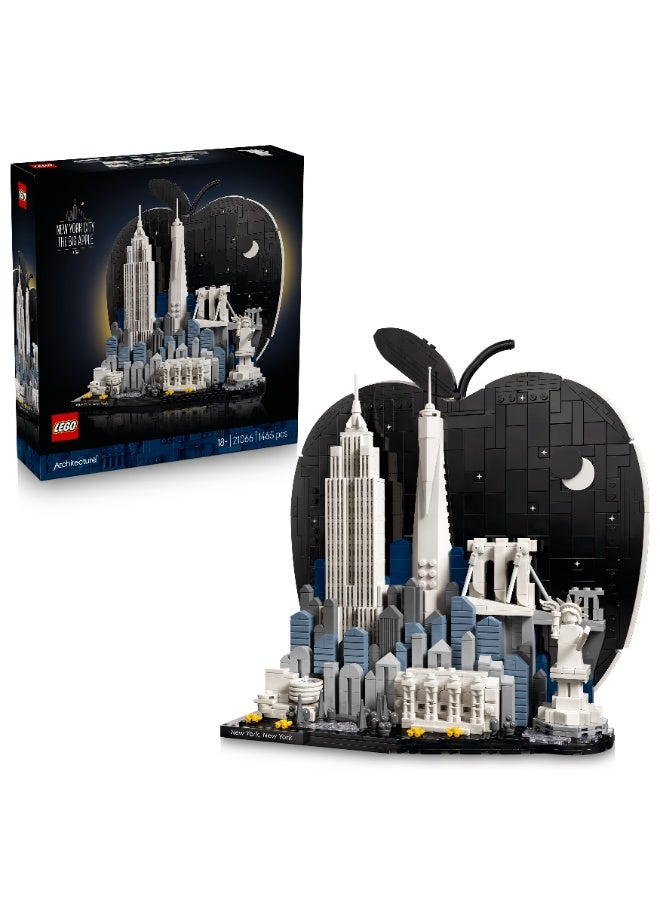 LEGO Architecture New York City – The Big Apple Model 21066 (Age 18+, 1465 Pieces) - Image 1