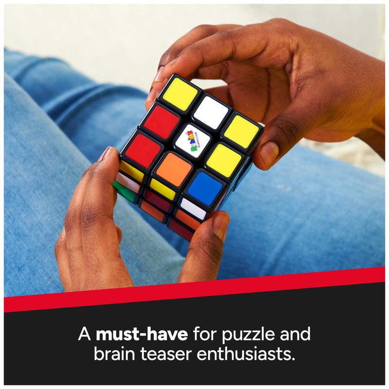 Rubik's مكعب روبيك، اللغز الكلاسيكي الأصلي 3x3 لمطابقة الألوان، تحدي حل المشكلات، لعبة تحفيز الدماغ، قد يختلف التعبئة، للبالغين والأطفال من عمر 8 سنوات وما فوق - Image 3