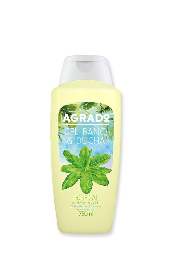 جل الاستحمام والاستحمام اجرادو تروبيكال 750 مل