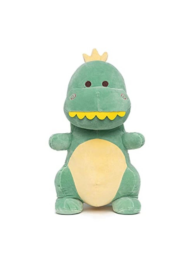 لعبة ديناصور محشوة رائعة مقاس 12 بوصة - حيوان محشو ناعم للأطفال الصبيان والبنات، دمية ديناصور لطيفة وسمينة - Image 2
