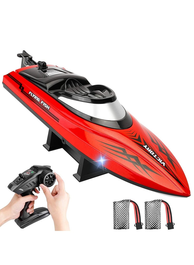 Hj811 Fast Speed RC Boat 20+MPH Electric Racing Boat Hobby RTR Adults Kids Outdoor Toy - Image 1