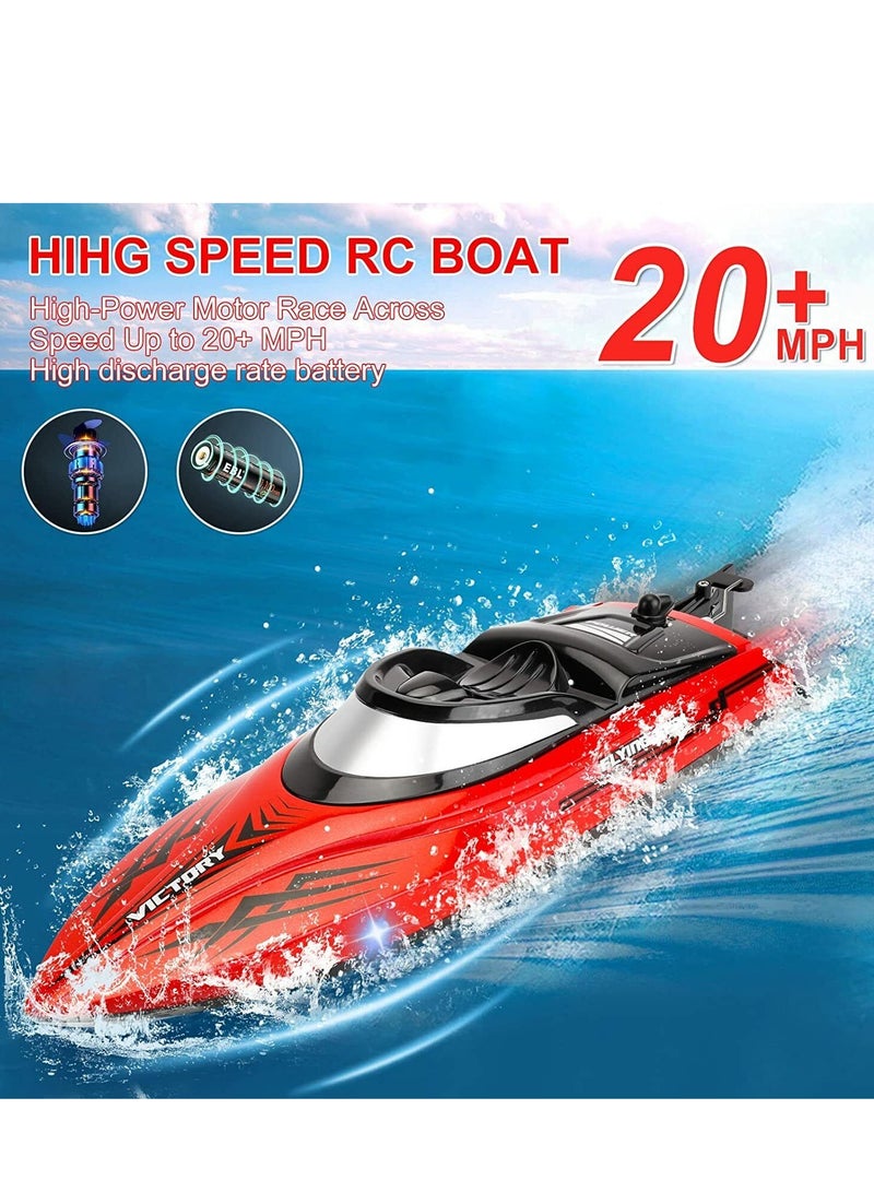 Hj811 Fast Speed RC Boat 20+MPH Electric Racing Boat Hobby RTR Adults Kids Outdoor Toy - Image 4