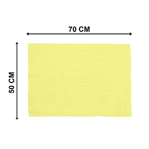 Lula Cotton Muslins Baby Towel-(Pack of 5)-50 CM x 70 CM -Yelloww - Image 3