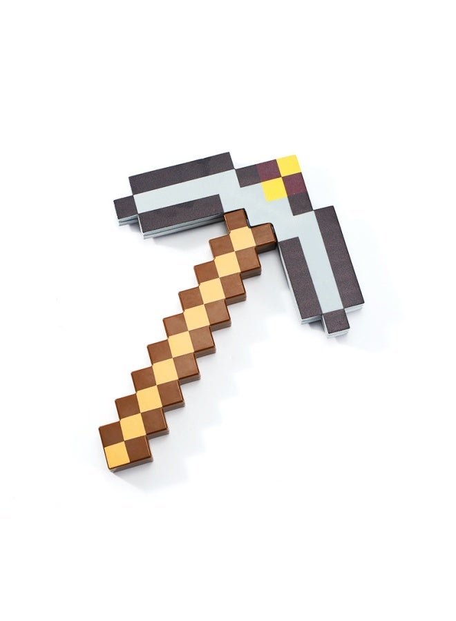 ماين كرافت الطرفية اللعب والمعدات ثلاثة في واحد * معول مجرفة الفأس مزيج الدعائم أداة نموذج - Image 4