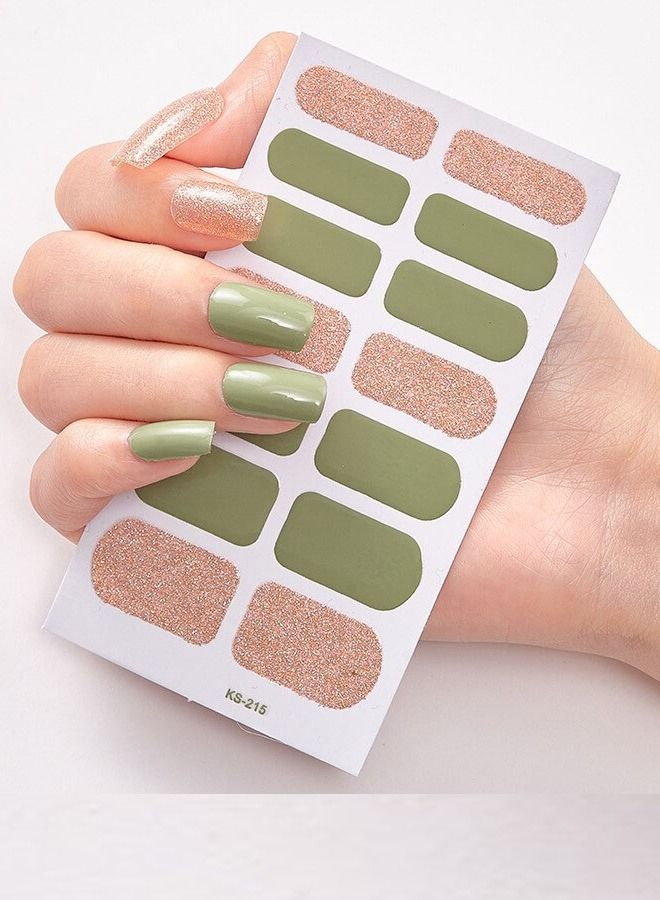 Generic 14-Pieces Fashion Nails Stickers 