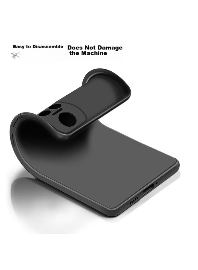 Hotfire Phone Case For Realme Gt Neo 3, Protective Cover With Shockproof Silicone, Upgraded Camera Protection, Full Coverage For Men And Women - Midnight Black - Image 3