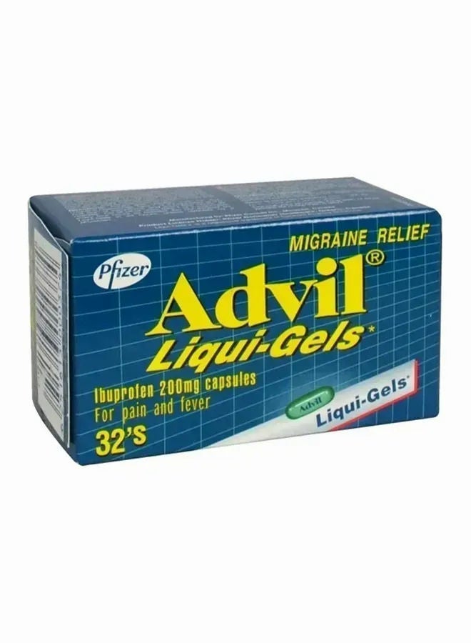 Advil Liqui Gels 200Mg Cap 32S