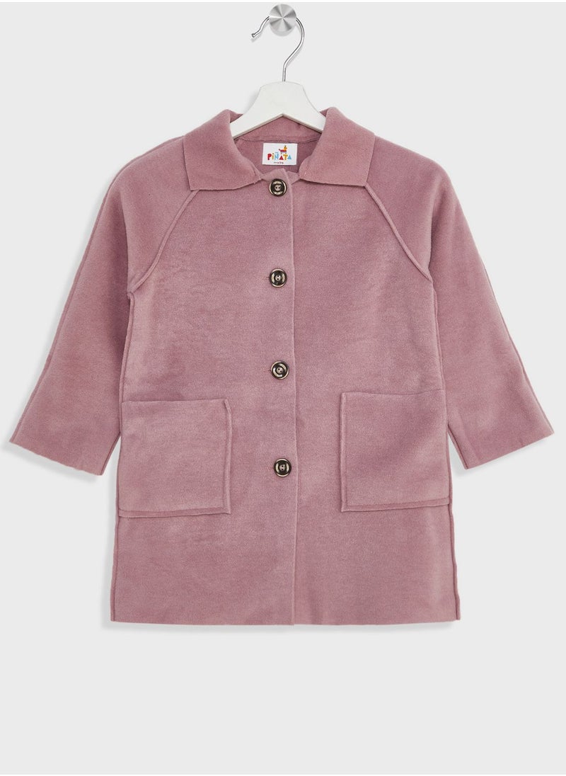 Pinata - Girls Casual Solid Coat - Image 1