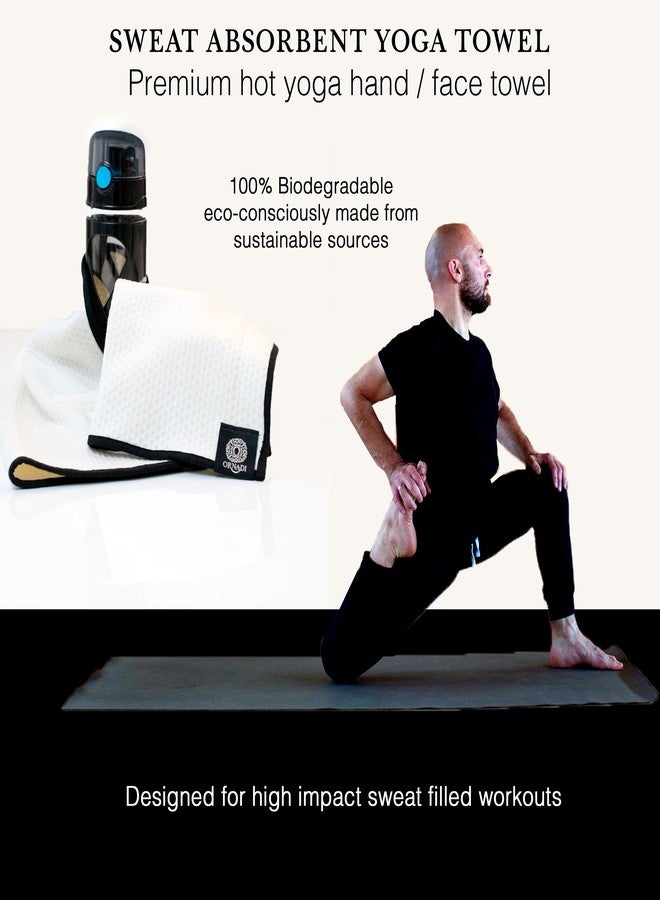 Ornadi Premium Gym Towel Eco Organic Cotton Extra Soft Bamboo Viscose Face Sweat Cloth for Sensitive Skin Absorbent Workout Travel Protection 14 X 34 Made in USA - Image 4