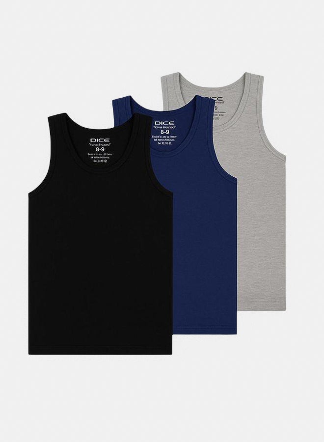 DICE Set Of (3) Ultra Soft Boys Undershirt - Image 1