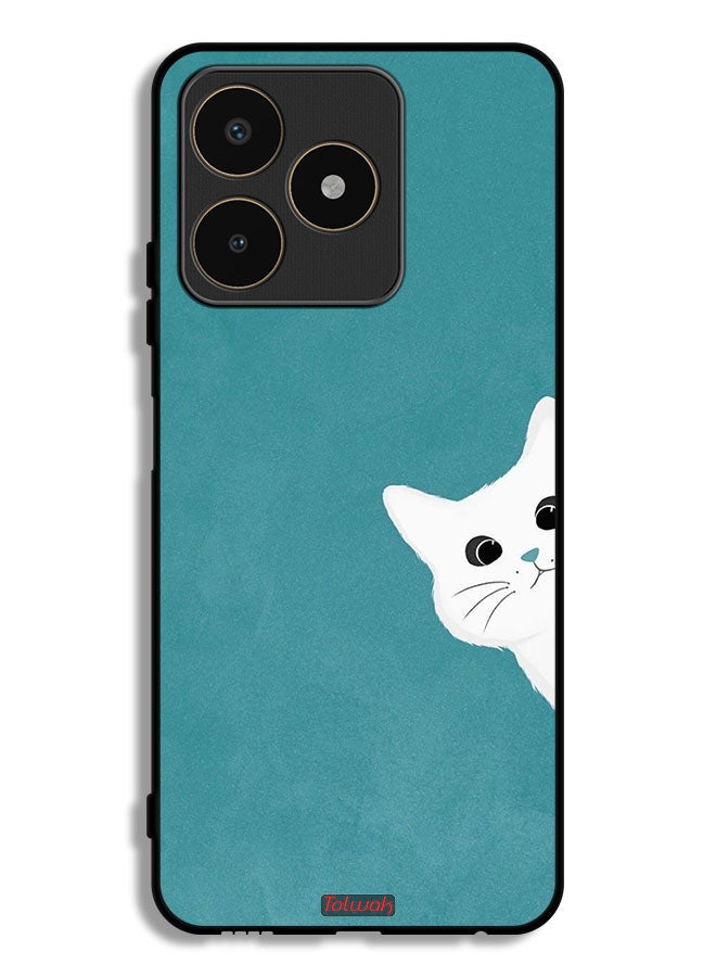 Tolwak Realme C53 Protective Case Cover Cat Appearing - Image 1