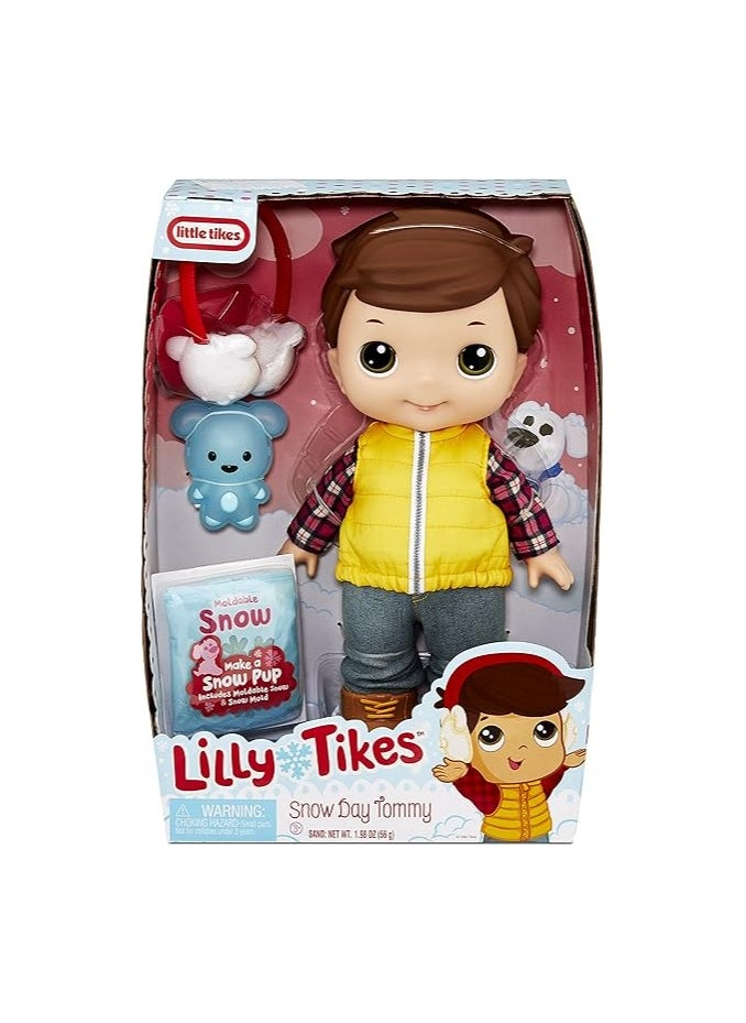 Lilly Tikes Snow Day Tommy Doll With Winter Vest Outfit, White Ear Muffs & Puppy Snow Mold, 12" Tall, Including Accessories - pzsku/Z18E8CD8CE96CED8490FBZ/45/_/1733859588/7635162d-1e3c-4661-ae3c-a84954a53cf9