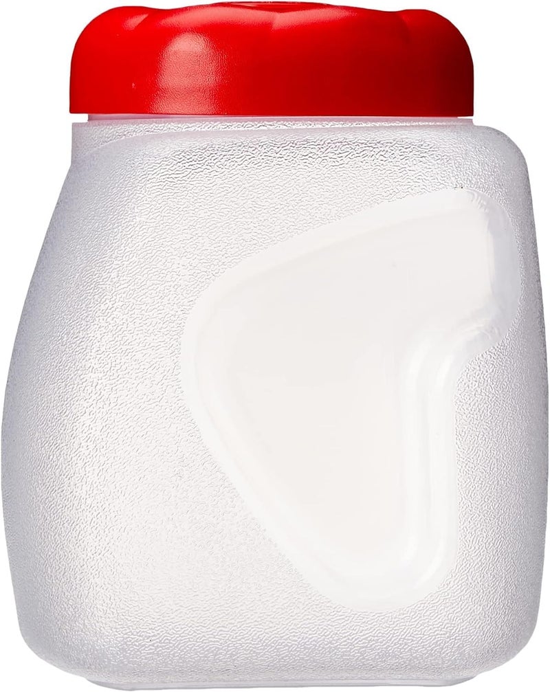 Tribello LARGE 22 OZ Ground Coffee Container For Coffee Beans, Plastic Jar With Screw On Lid For Dry Food Sugar, Flour, Coffee Grounds Container Storage With Scoop - Easy Grip - BPA Free - Image 4