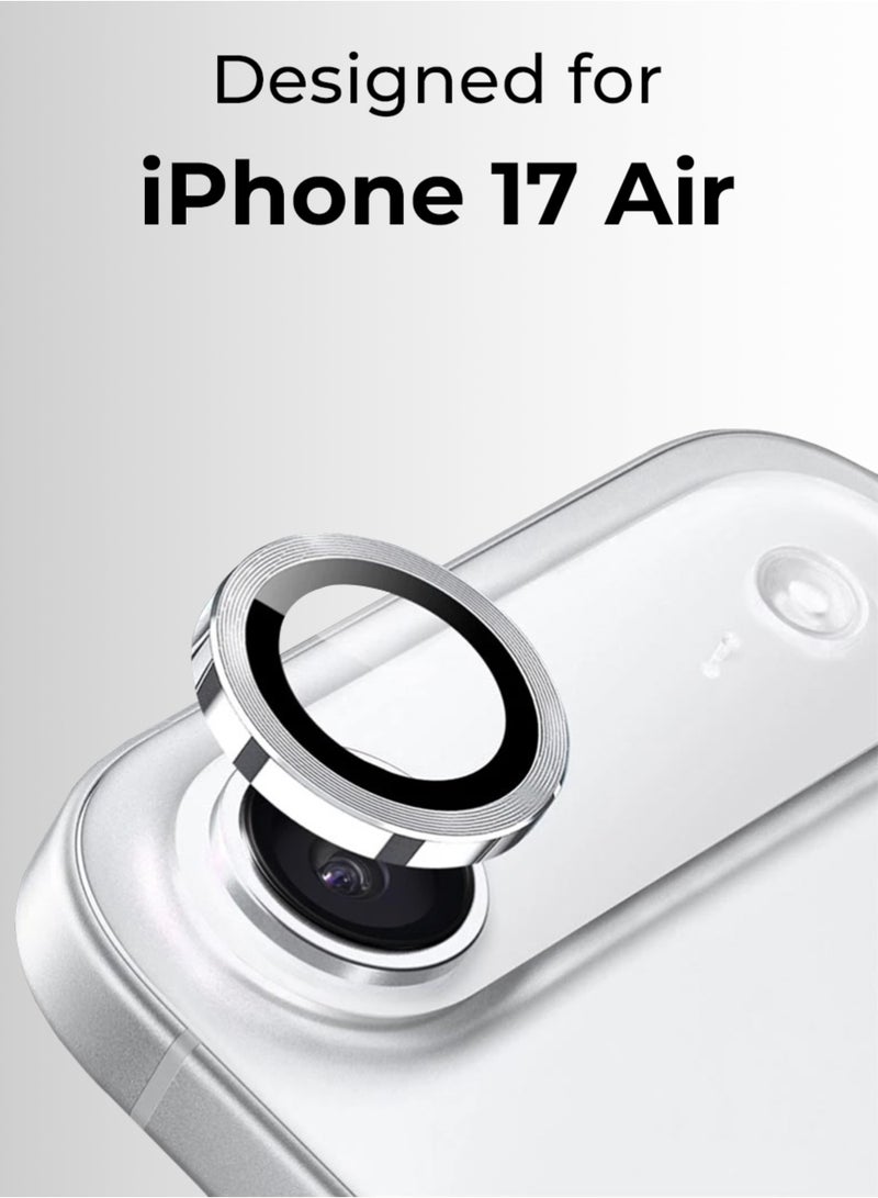 glassology iPhone 17 Air Camera Lens Protector – Ultra HD Clarity, Anti-Scratch, No Residue, Easy Install, Ultra-Thin Design,  Case-Friendly, Precise Fit (Silver) - Image 4