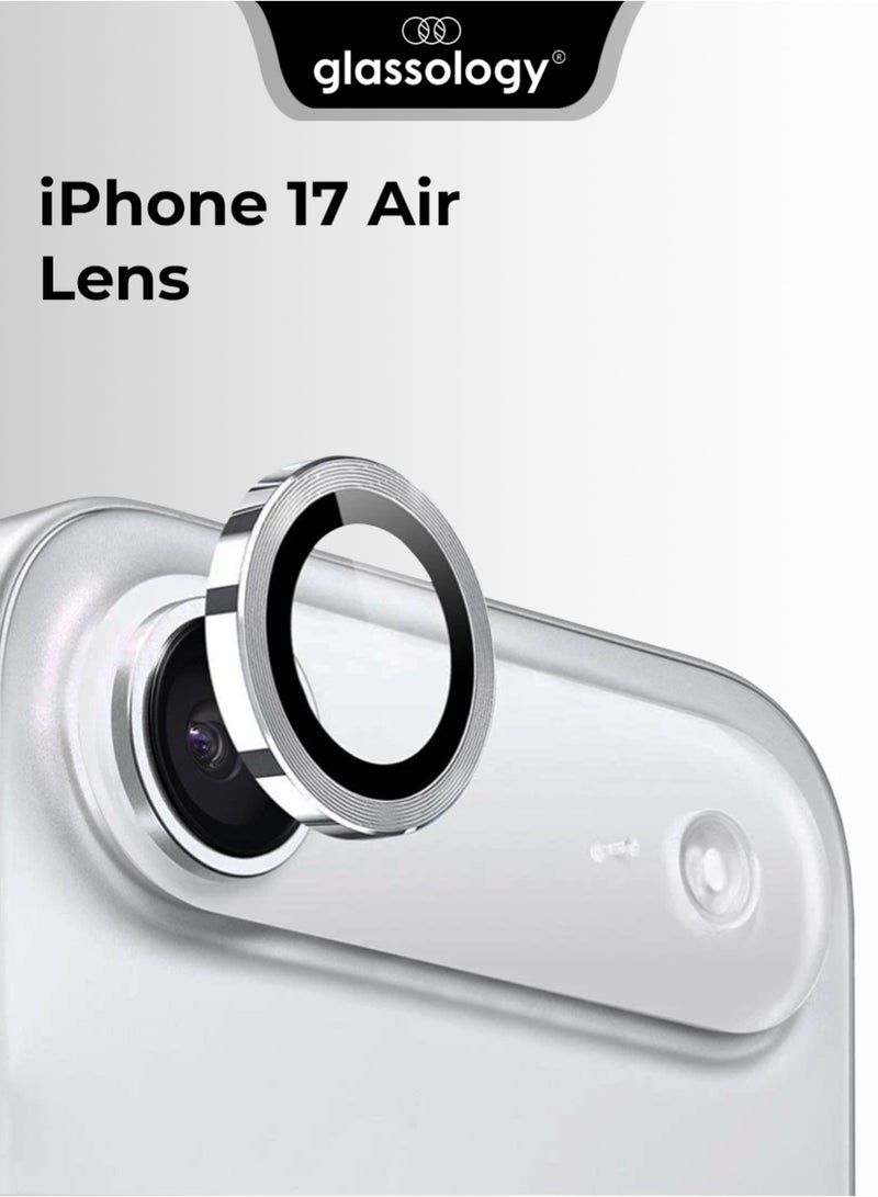 glassology iPhone 17 Air Camera Lens Protector – Ultra HD Clarity, Anti-Scratch, No Residue, Easy Install, Ultra-Thin Design,  Case-Friendly, Precise Fit (Silver) - Image 1
