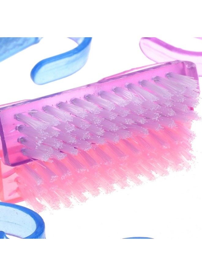 COSMOS - Mini Nail Brush Scrub Cleaning Pedicure Brushes For Toes And Nails Art Cleaning Pack Of 12 - Image 1