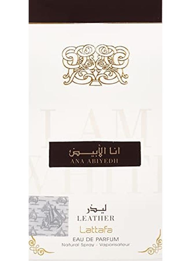 Lattafa Ana Abiyedh Leather Eau De Perfume Spray 60 Ml - Image 2