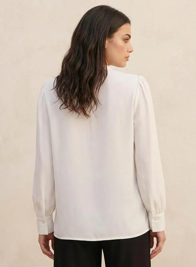 Iconic WHITE Iconic Top Embellished for Women | Best Price UAE