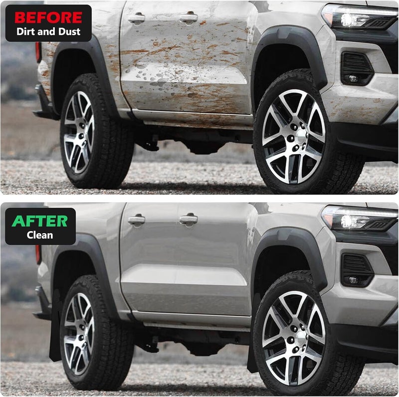 TECHPICCO Mud Flaps for Chevy Colorado Z71 WT LT 2023 2024 - 4pcs Fender Guards - Image 4
