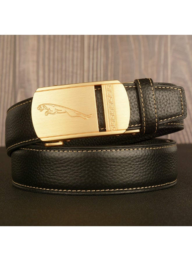 Shougu Automatic Buckle Trendy Men's Business Leisure Belt 