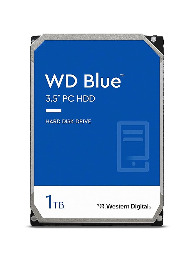 Blue 1Tb Pc Hard Drive 7200 Rpm Class Sata 6 Gb S 64 Mb Cache 3.5 Inch Wd10Ezex  - Image 1