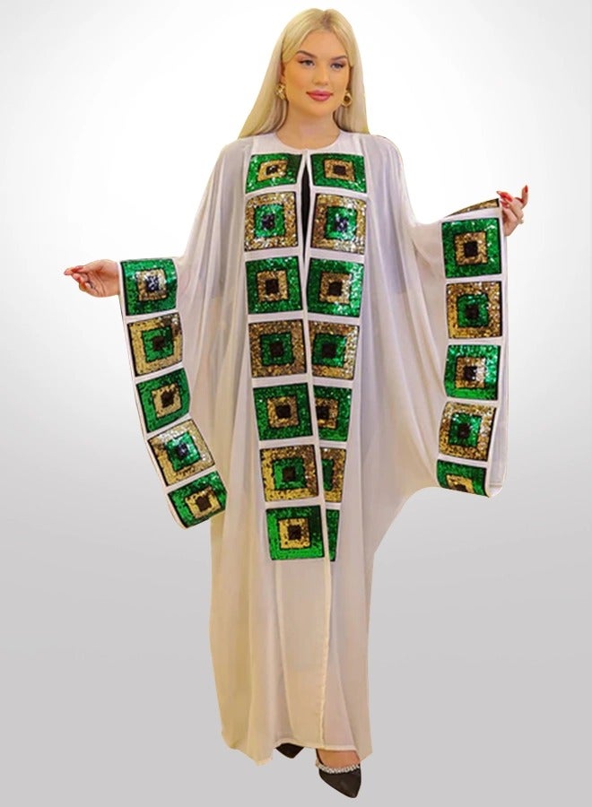 Zmurud Bahraini kaftan -Embroidered  - Image 1