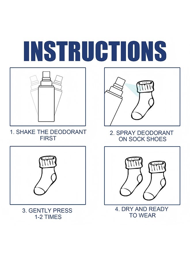 JUE-FISH Footwear Deodorant 30ml, Natural Shoe Deodorizer Spray, Refreshing Foot Spray, Odor Remover Muti Purpose Foot Odor, Antibacterial Spray Shoe and Socks Freshener - Image 3