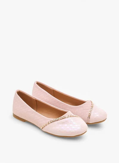 Flora Bella By Shoexpress Embellished Ballerina Shoes