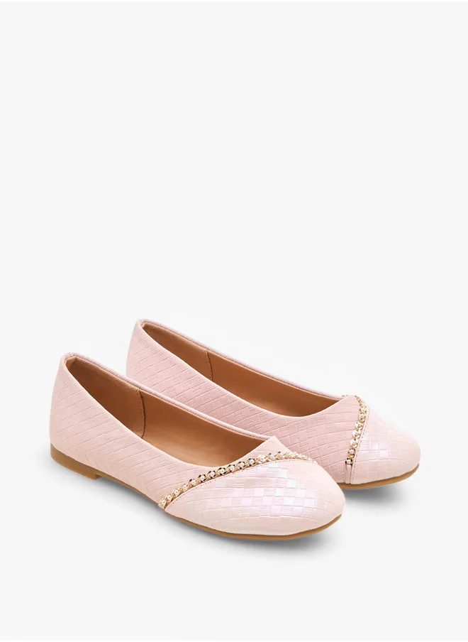 Flora Bella By Shoexpress Embellished Ballerina Shoes