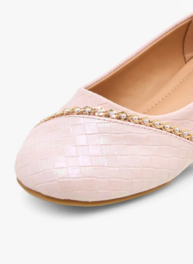 Flora Bella By Shoexpress Embellished Ballerina Shoes