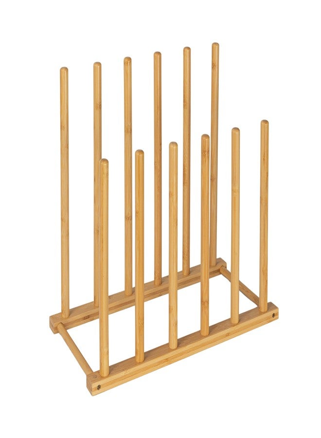 Household Essentials Bamboo 6 Pair Boot Rack, Natural - Image 1