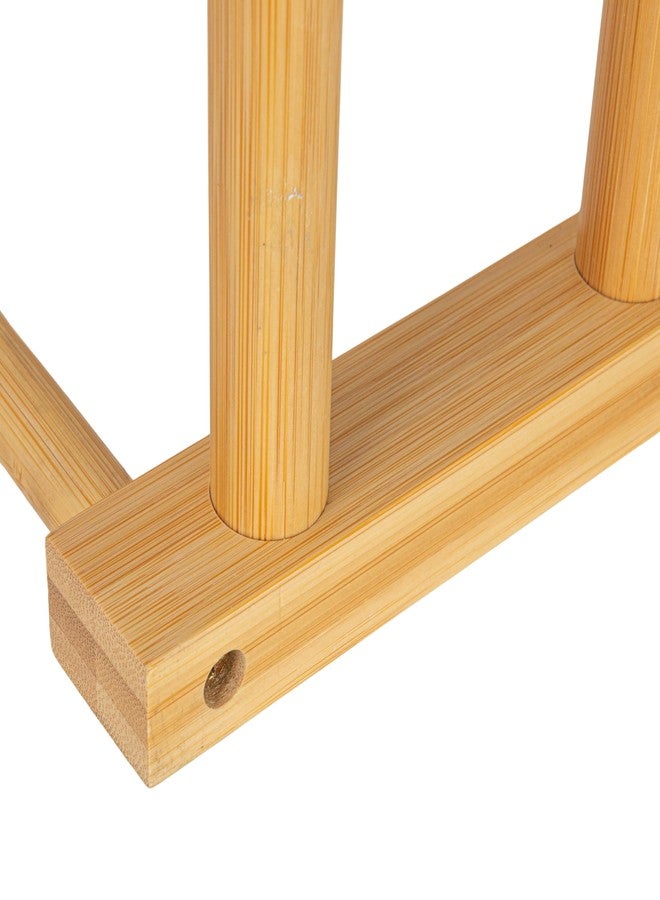 Household Essentials Bamboo 6 Pair Boot Rack, Natural - Image 4