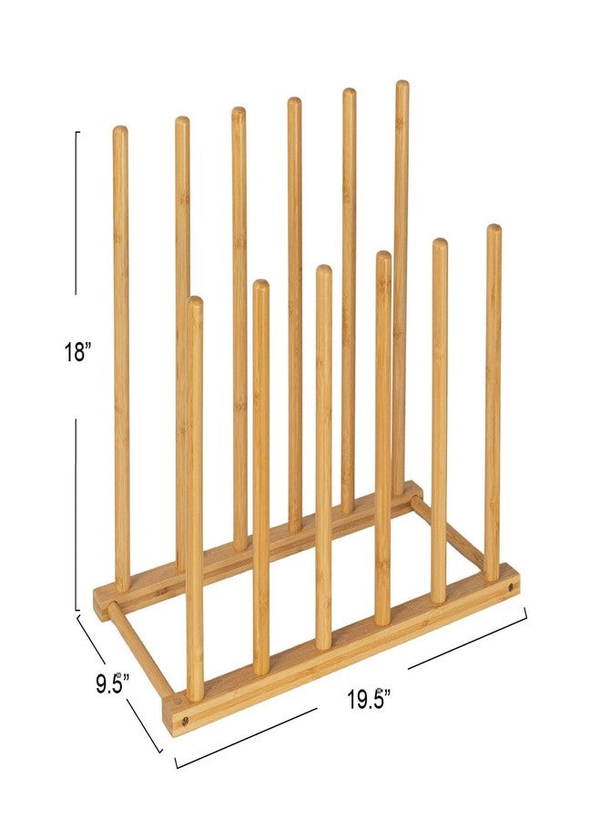Household Essentials Bamboo 6 Pair Boot Rack, Natural - Image 2