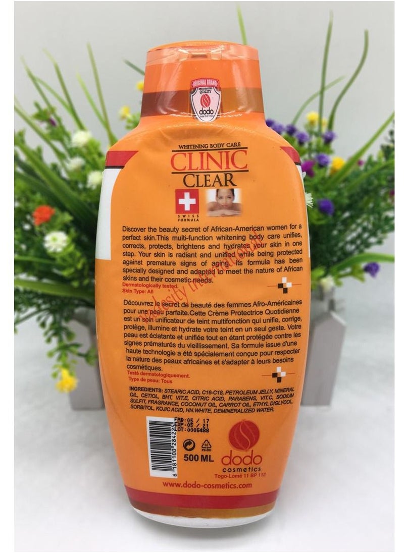 Clinic Clear Whitening Body Lotion 500ml  - Image 3