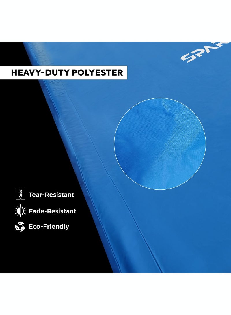 Sparnod Fitness SOTC-1 Table Tennis Table Cover – All-Weather Polyester Foldable Cover (160x85x20 cm) UV-Blocking, Tear-Resistant, Dustproof, Windproof & Waterproof - Image 4