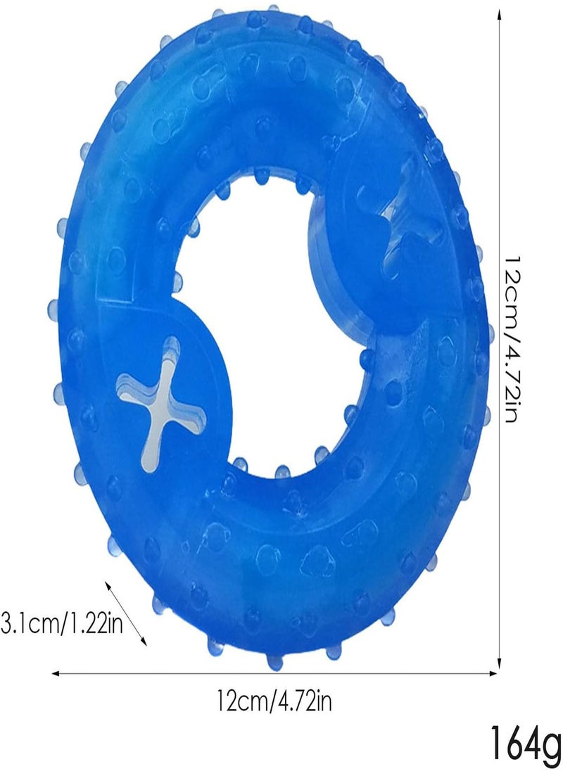 GGOOT - Dog Cooling Teething Toy,Freezable Dog Teether Cooling Chew Toy - Pet Teether Cooling Chew Toy for Dogs, Fit with Treats for More Fun - Image 1