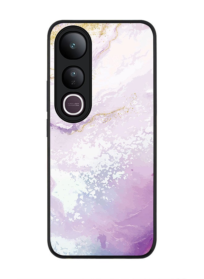 Stylizedd For vivo V50 Lite Case,Slim fit Camera Protection, Shockproof Thin Phone cover  - Marble Print Marine