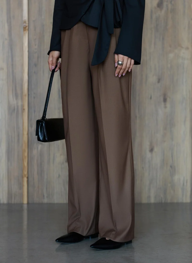 Lichi Loose-fitting trousers with waist pleats