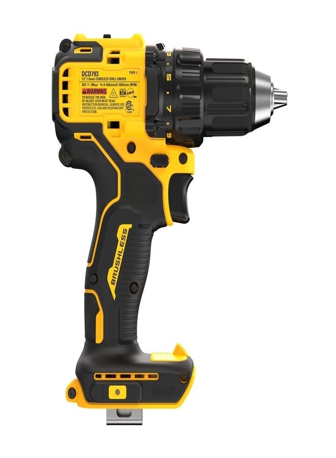 Dewalt DCD793B 20V MAX Brushless 1/2 in. Cordless Compact Drill Driver (Tool Only) - Image 5