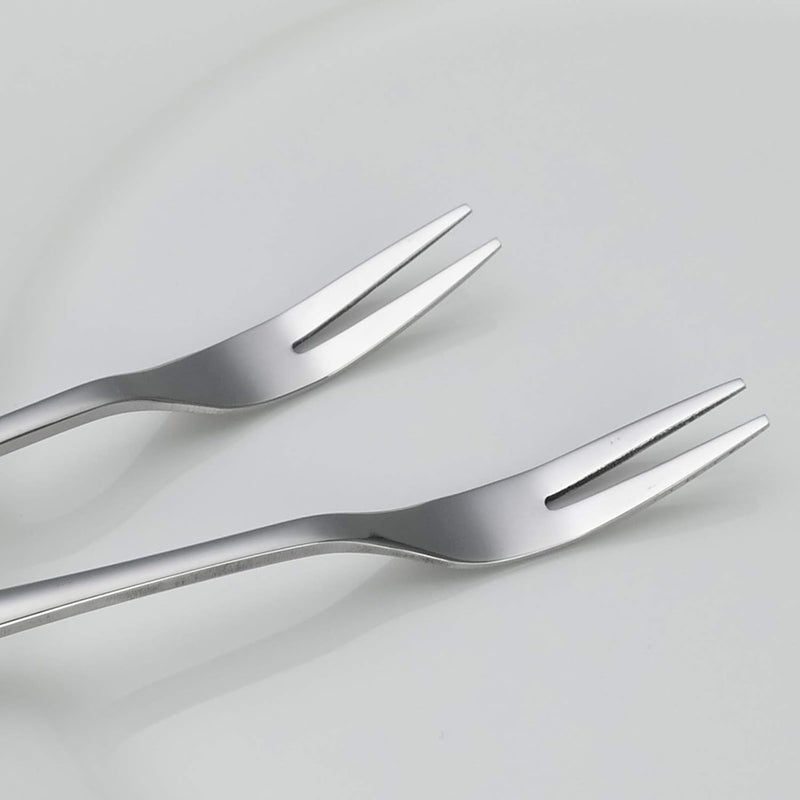 Asking Stainless Steel 12 Pieces Small Fork, 2-Prong Fruit Forks, F - Image 3